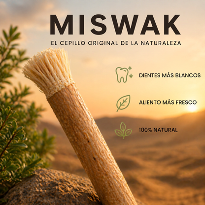 Miswak™ El cepillo de dientes original de la naturaleza.