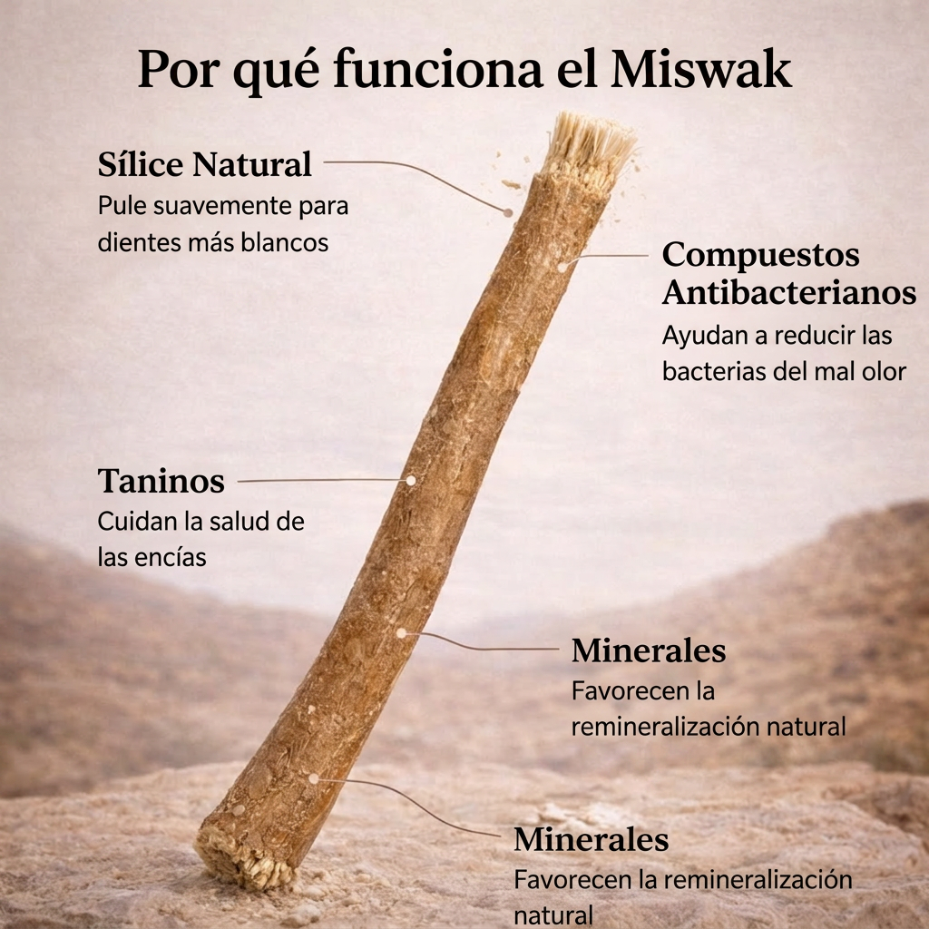 Miswak™ El cepillo de dientes original de la naturaleza.