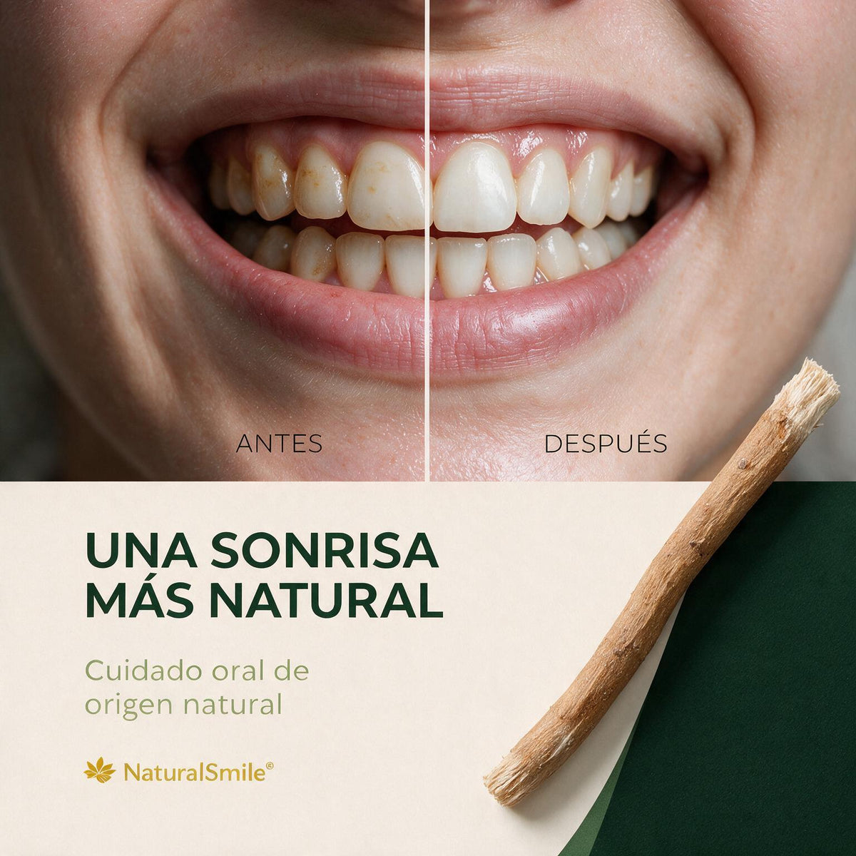 Cepillo Blanqueador Natural™ | El Secreto Natural para una Sonrisa Más Blanca